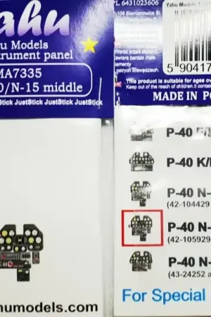 Yahu Models A7335 P-40 N-10/N-15 middle (Special Hobby) Prix Bas