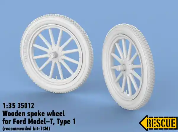 Offre Spéciale Rescue Models 35012 Wooden spoke wheels for Ford T-Model Type 1 - FISK