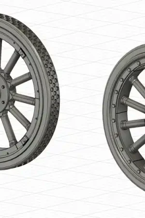 Expédié Aujourd'hui Plus Model DP3030 Canadian Carrier Wheels A Pattern
