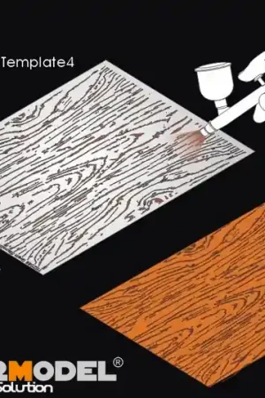 VoyagerModel.Co.Ltd TEZ089 Grain Stenciling Template 4 For All Remise