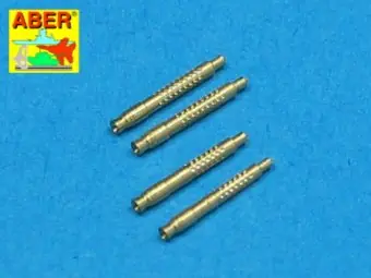 Haute Qualité Aber A48011 Set of 4 German barrel tips for 13 mm MG 131 aircraft machine gun