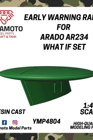 Yamamoto Model Parts 4804 Early Warning Radar for Ar 234 What If Set Soldes