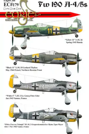 Eagle Editions D179-32 Fw 190 A-4/A-5s Satisfait Ou Remboursé