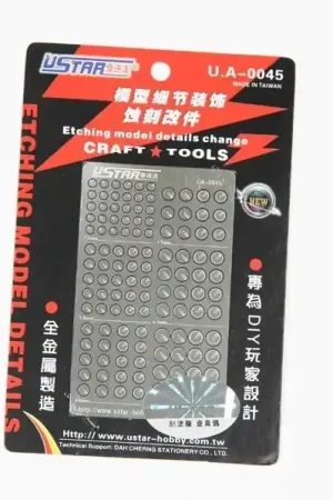 U-Star 80045 Etch Slide Change Parts Expédition Rapide