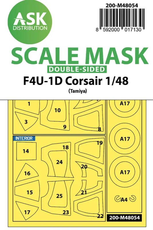 Art Scale Kit M48054 F4U-1D Corsair double-sided express Quantité Limitée