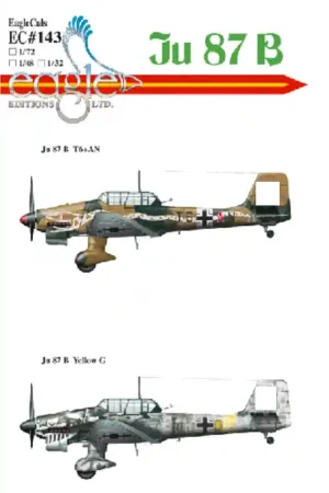 Eagle Editions D143-72 Stukas Ju 87 B Pas Cher