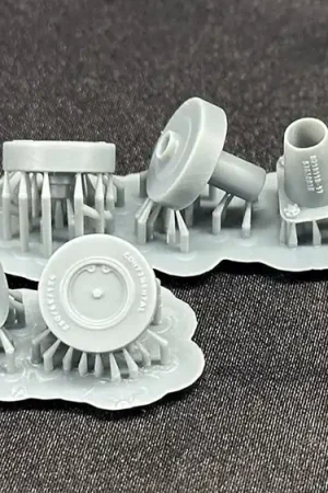 Paiement Sécurisé EMP3D 16041227 Panzer IV - rolki powrotne - gumowe - typ 1 - zestaw (16 sztuk)