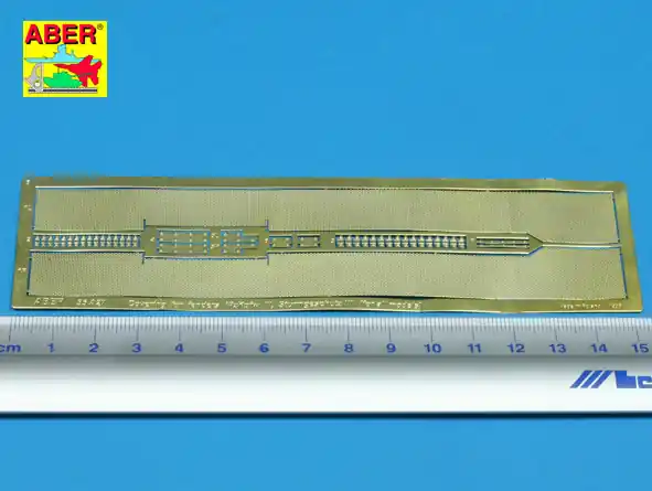 Aber 35A027 Covering to model plastic fenders for Pz.III, Stug.III Nouvel Arrivage