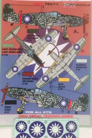 Prix Promo Kora Models NDT72011 Kawasaki Ki-61-Ib Chinese nationalist