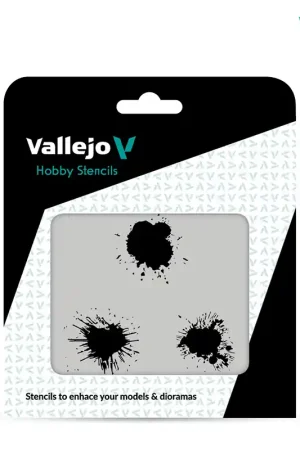 Vallejo ST-TX005 Paint Stain STENCIL Offre Spéciale