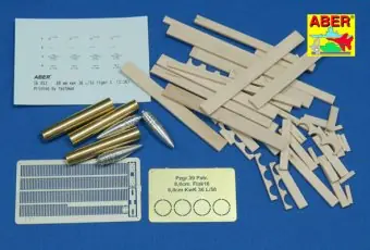 Aber 16012 8,8 cm Tiger I A/T Ammo with box Livraison Express