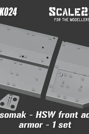 Scale23 35-K024 KTO Rosomak - HSW front additional armor - 1 set Acheter Direct