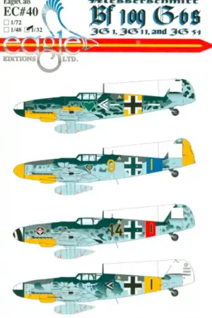 Eagle Editions D40-72 Bf 109 G-6s Expédition Rapide