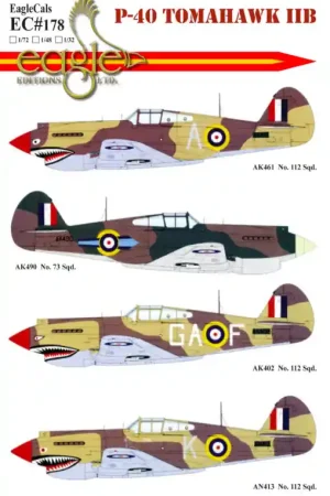 Eagle Editions D178-72 P-40 Tomahawk IIB Vente Flash
