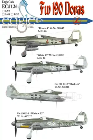 Eagle Editions D126-72 Fw 190 Doras based on Dora Vol. 2 book Offre Exclusive