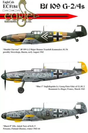 Commande En Gros Eagle Editions D184-48 Bf 109 G/2-4 May 2022 release
