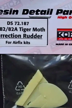 Kora Models DS72187 DH.82/DH.82A Tiger Moth – Correction rudder Seulement Aujourd'hui