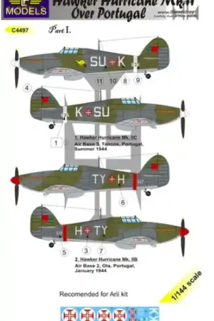 Affaire À Saisir LF Models C4497 Hawker Hurricane Mk.II over Portugal Part I.