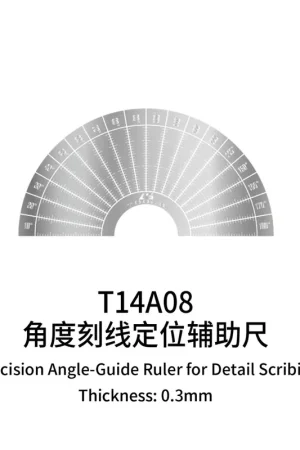 Vente Flash Galaxy-Model T14A08 Precision Angle-Guide Ruler for Detail Scribing