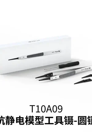 Acheter Direct Galaxy-Model T10A09 Anti-static Decal Round Tweezers (1 piece)