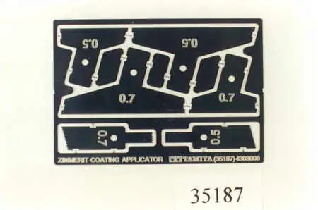 Must-Have Tamiya 35187 Zimmerit coating applicator