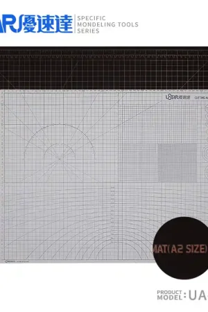 Retour Gratuit U-Star 90133 Cutting Mat (Size A2) (White on the front, black on the back.)