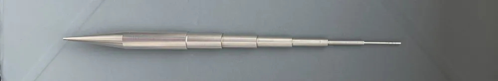 Vente Directe CNC Micro Turning X255 Roller 1 For Photoetched Parts, Diameters 9,53; 8,26; 6,99; 5,72; 4,45; 2,45; 1,25mm - 1 Metal Part