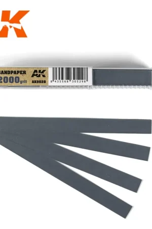 Offre Exclusive AK-Interactive 9028 Sandpaper Grain 2000 (Wet)
